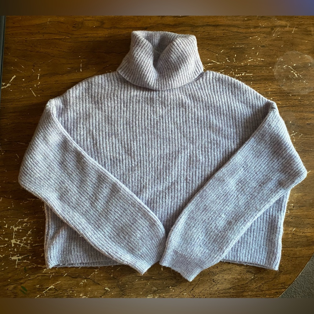 Light purple - pastel cropped turtleneck sweater - rue21 Cloudchaser